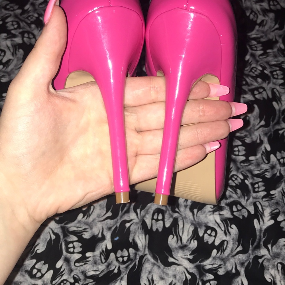 Pleaser USA Pink Stilettos - Picture 6 of 8